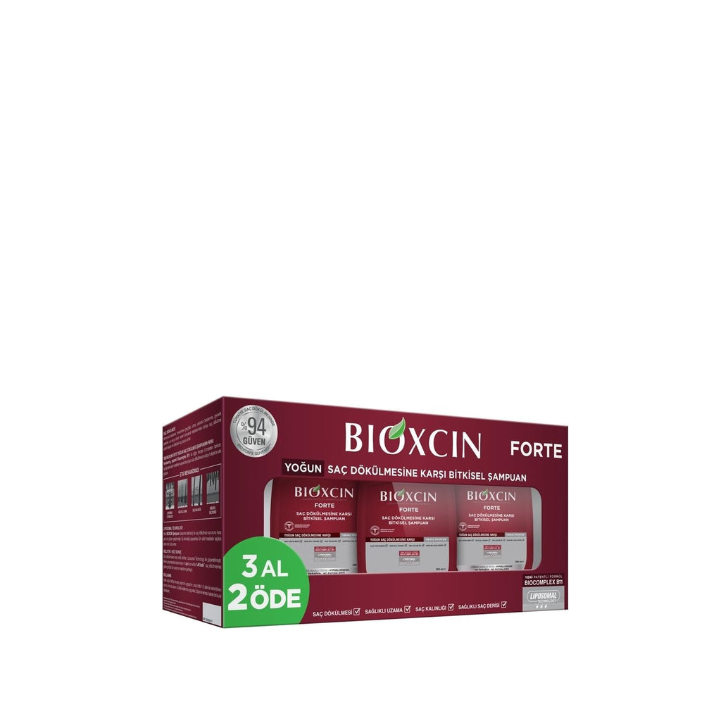 Bioxcin Forte Shampoo - 3 For 2 Deal | 8x Intense Formula