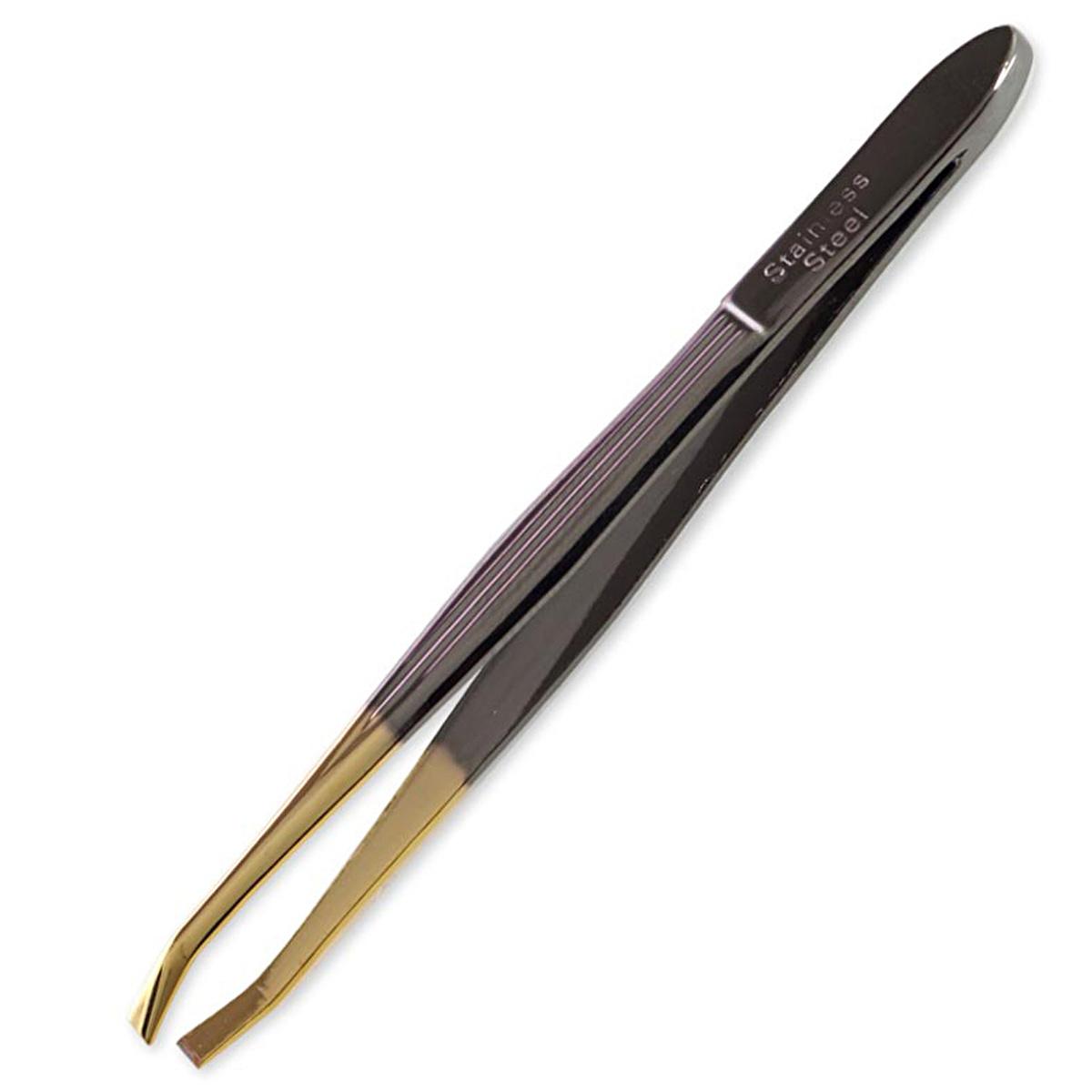 Nascita Ergonomic Nanotechnology Tweezer for Precise Hair Removal - Comfortable Grooming Tool with Flat-Edged Tip