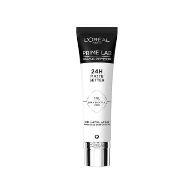 Loreal Paris Prime Lab Matte Makeup Primer - 24 Hour Matte Finish, Long Lasting Foundation Primer for Oily Skin