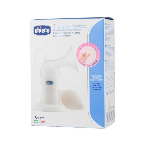 Chicco Manual Breast Pump: Safe, Sterilizable, & Portable Breast Milk Extractor for Nursing Mothers - Adjustable Flow & Easy Cleaning