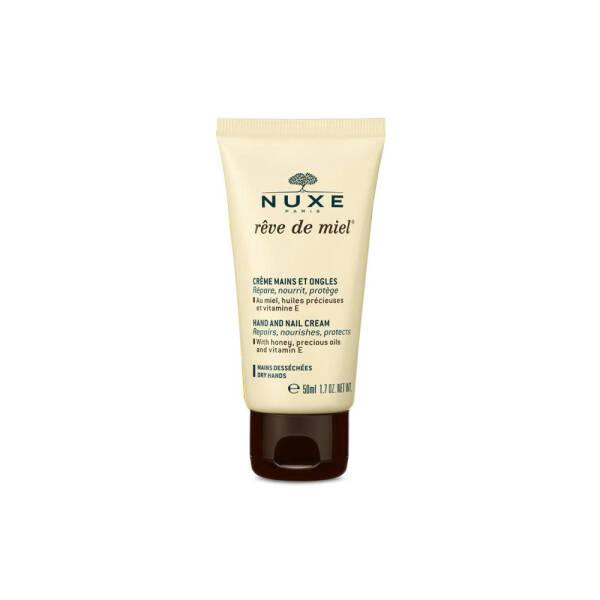 Nuxe Reve de Miel Hand and Nail Cream: Natural Repair for Dry, Damaged Hands - Moisturizing, Anti-Aging Hand Care