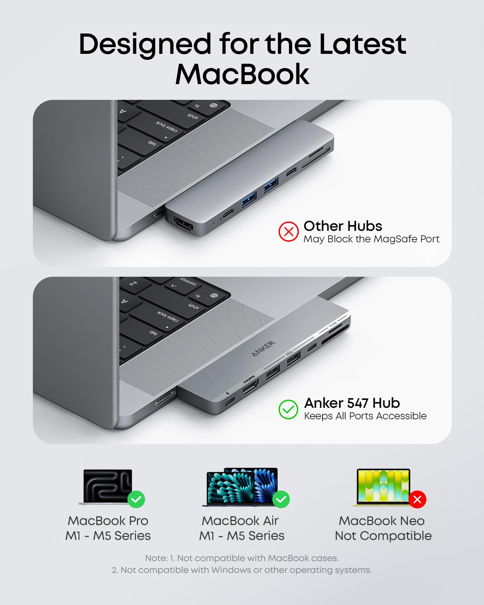 Anker <b>547</b> USB-C Hub (7-in-2, for MacBook), view 5