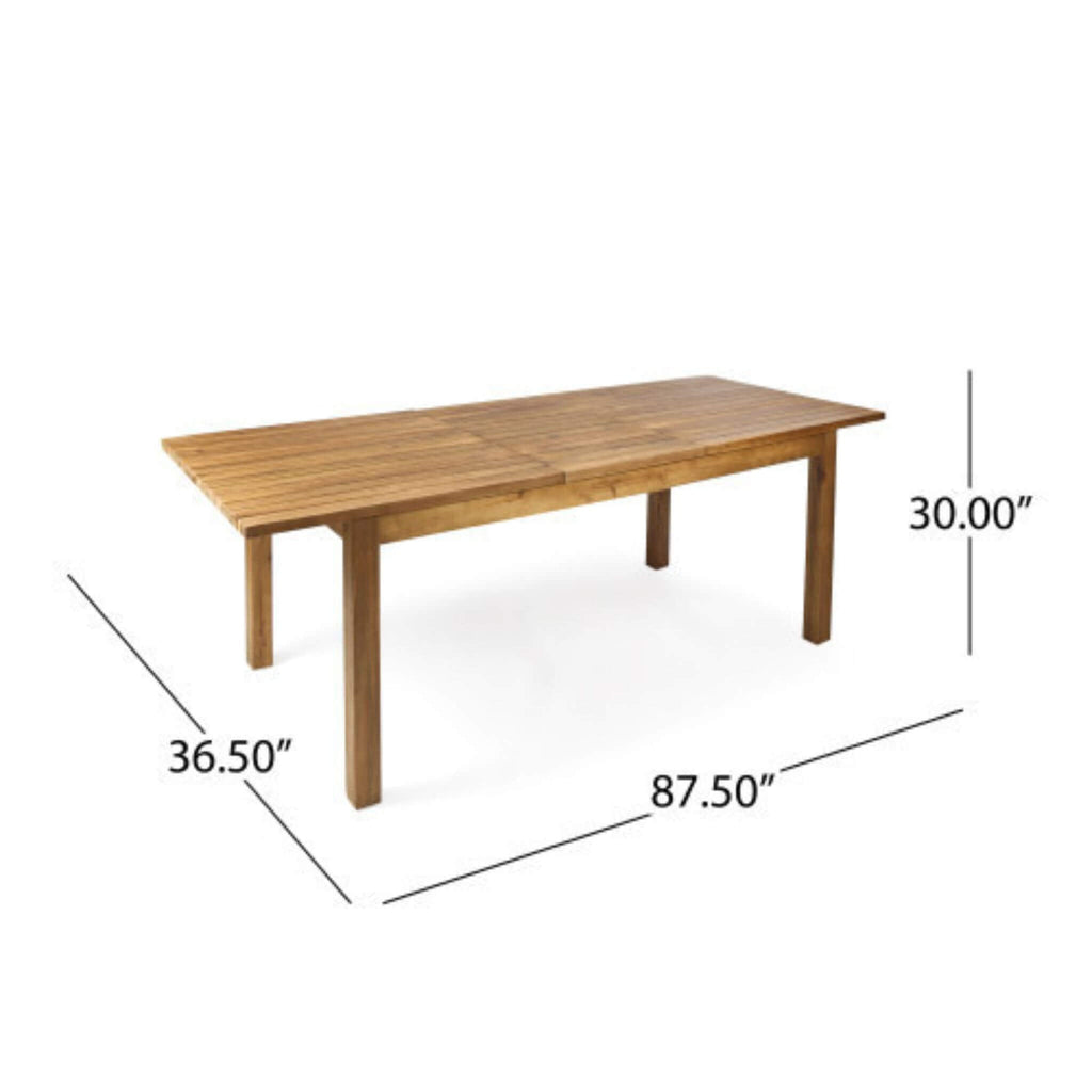 Alora 7-Piece Acacia Wood Outdoor Dining Set With Cushions And Table (SAK14657) – SAKSBY WHOLESALE, view 12