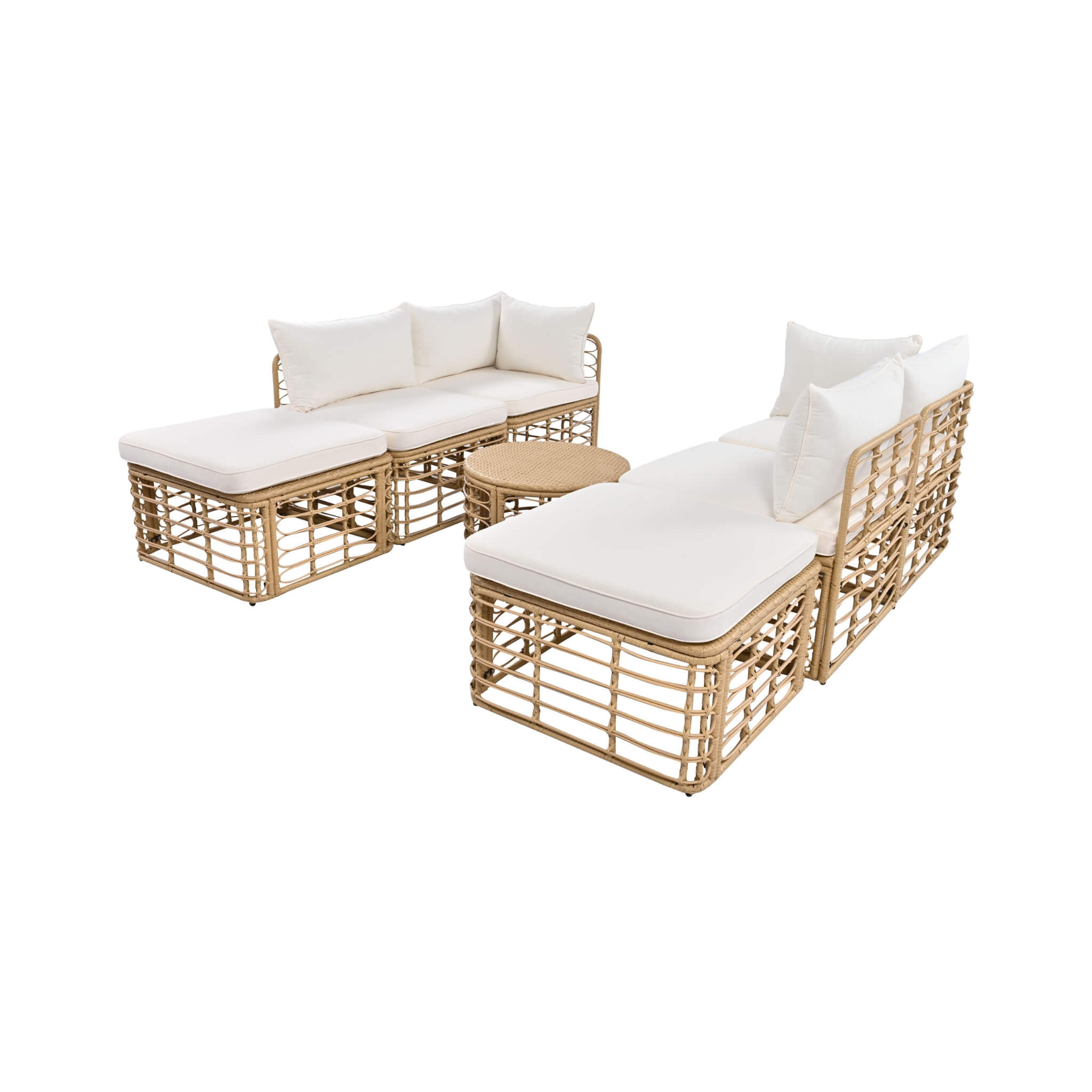 Alora 7-Piece Outdoor All-Weather Rattan Patio Sofa Set With Cushions (SAK47230) – SAKSBY WHOLESALE, view 12