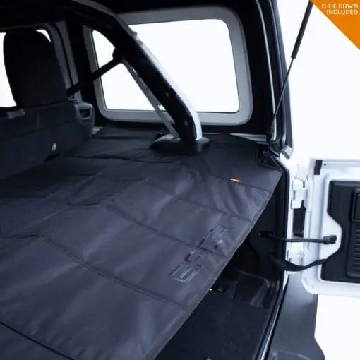GPCA Jeep Wrangler JL 4DR Cargo Cover LITE (2018+) — in-use photo