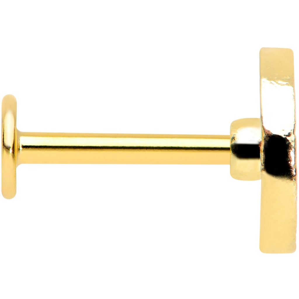 BodyCandy 16G 5/16 Clear Gem Gold Tone Tasty Orange Fruit Labret Tragus — lifestyle context