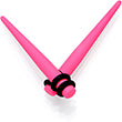 BodyCandy Pink Matte Acrylic Straight Taper Set 2G to 00G — packaging