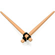 BodyCandy Tan Matte Acrylic Straight Taper Set 2G to 00G — alternative angle