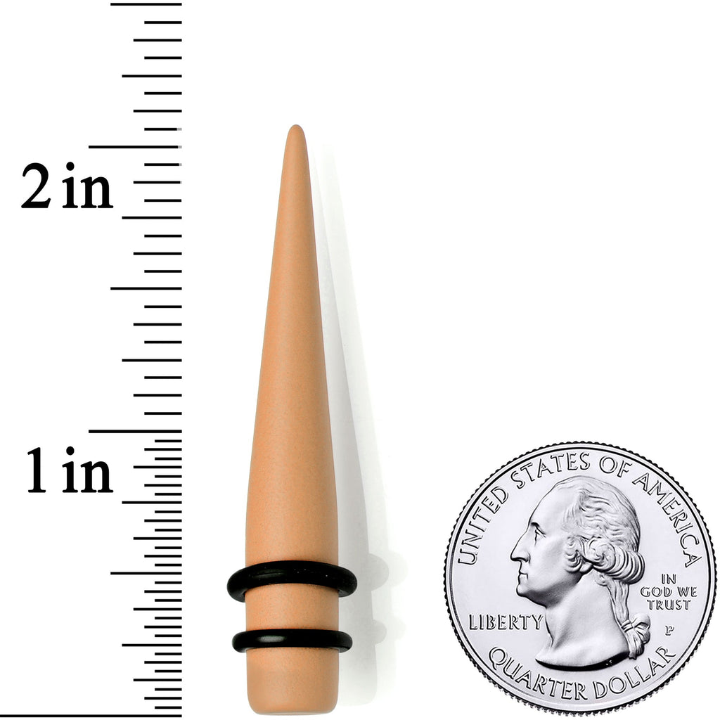 BodyCandy Tan Matte Acrylic Straight Taper Set 2G to 00G — lifestyle context