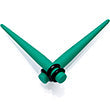 BodyCandy Green Matte Acrylic Straight Taper Set 2G to 00G — comparison shot