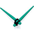 BodyCandy Green Matte Acrylic Straight Taper Set 2G to 00G — color detail