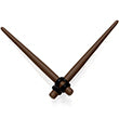 BodyCandy Dark Brown Matte Acrylic Straight Taper Set 12G to 00G — in-use photo
