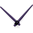 BodyCandy Dark Purple Matte Acrylic Straight Taper Set 12G to 00G — size reference