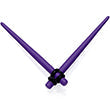 BodyCandy Light Purple Matte Acrylic Straight Taper Set 12G to 00G — in-use photo