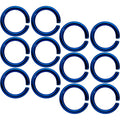 BodyCandy 14G 5/16 Blue Anodized Seamless Cartilage Ring Set of 12 — main product shot