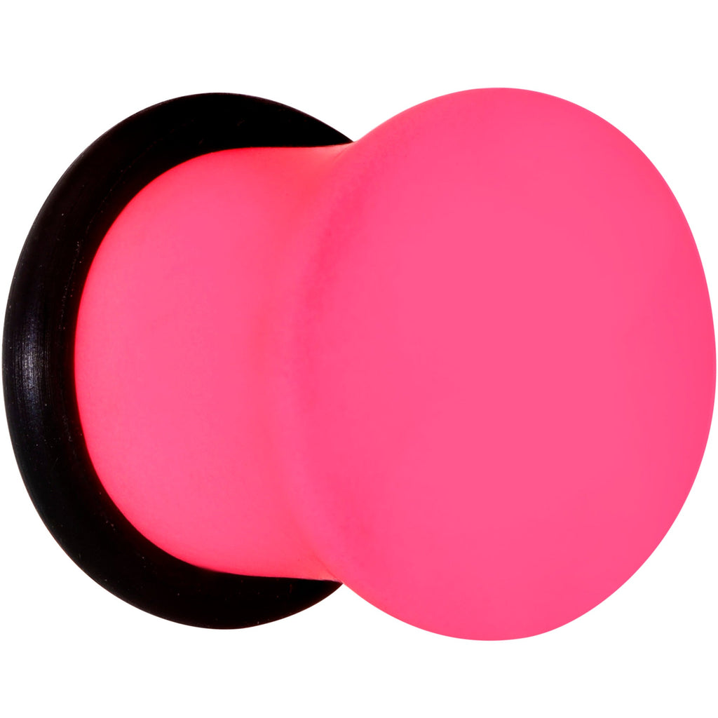 BodyCandy Hot Hot Pink Matte Single Flare Plug Set — detail close-up