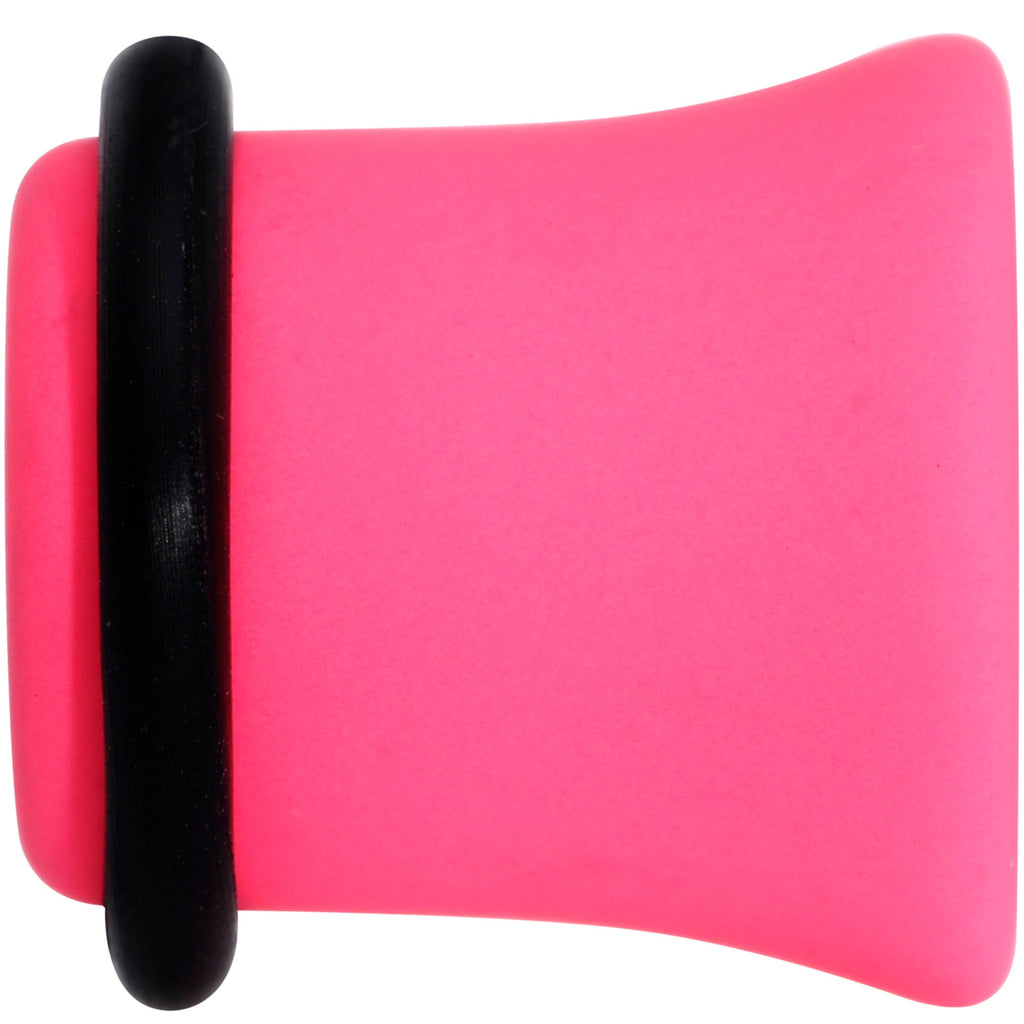 BodyCandy Hot Hot Pink Matte Single Flare Plug Set — side view
