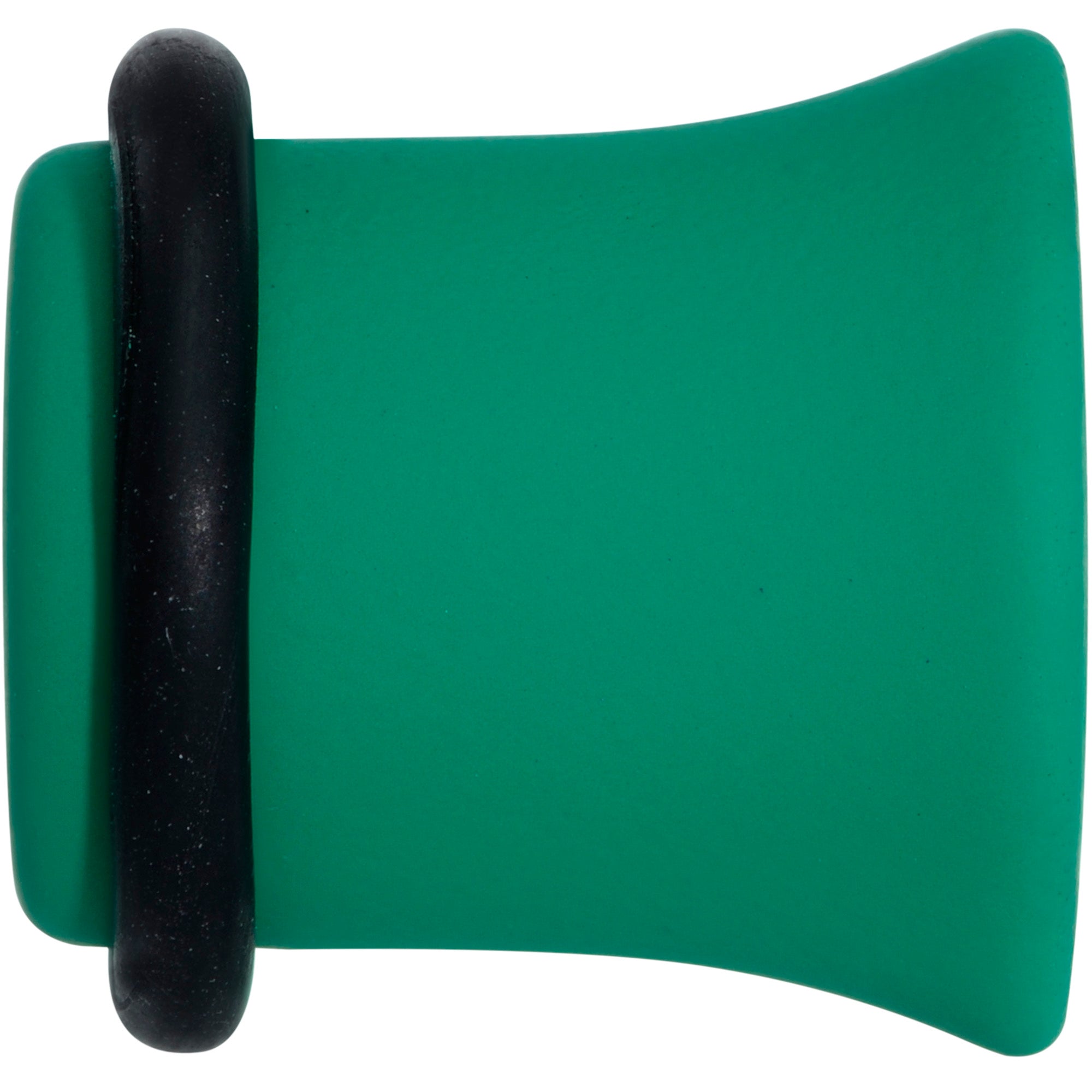BodyCandy Glorious Green Matte Acrylic Single Flare Plug Set — side view
