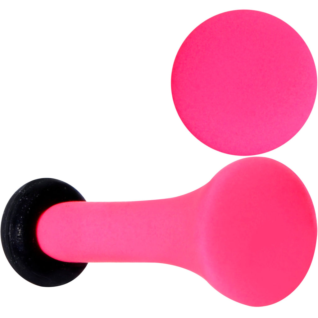 BodyCandy Hot Hot Pink Matte Single Flare Plug Set — main product shot