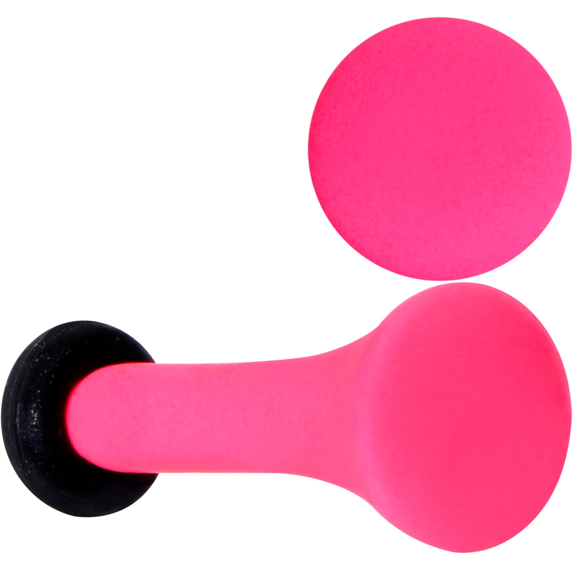 BodyCandy Hot Hot Pink Matte Single Flare Plug Set — main product shot