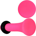 BodyCandy Hot Hot Pink Matte Single Flare Plug Set — back view