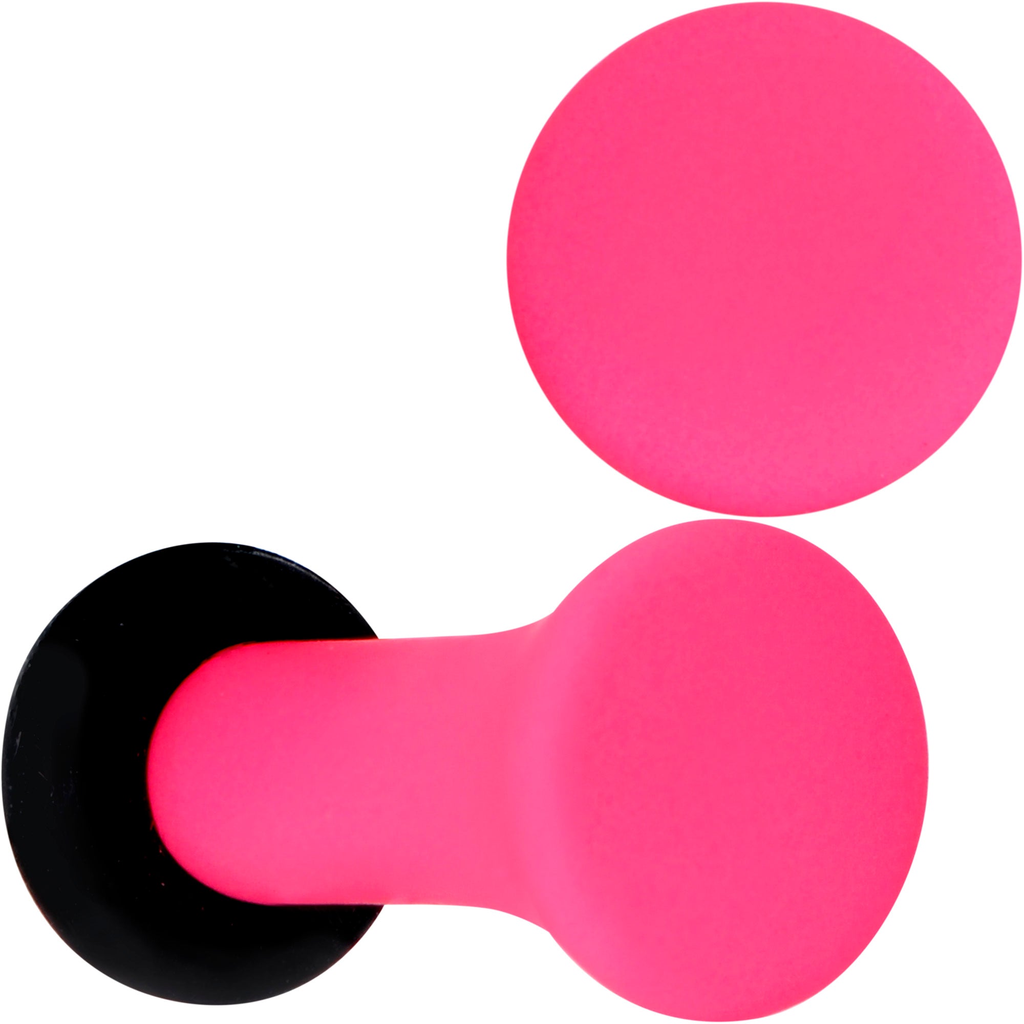 BodyCandy Hot Hot Pink Matte Single Flare Plug Set — alternative angle