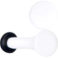 BodyCandy Wonderful White Matte Acrylic Single Flare Plug Set — main product shot
