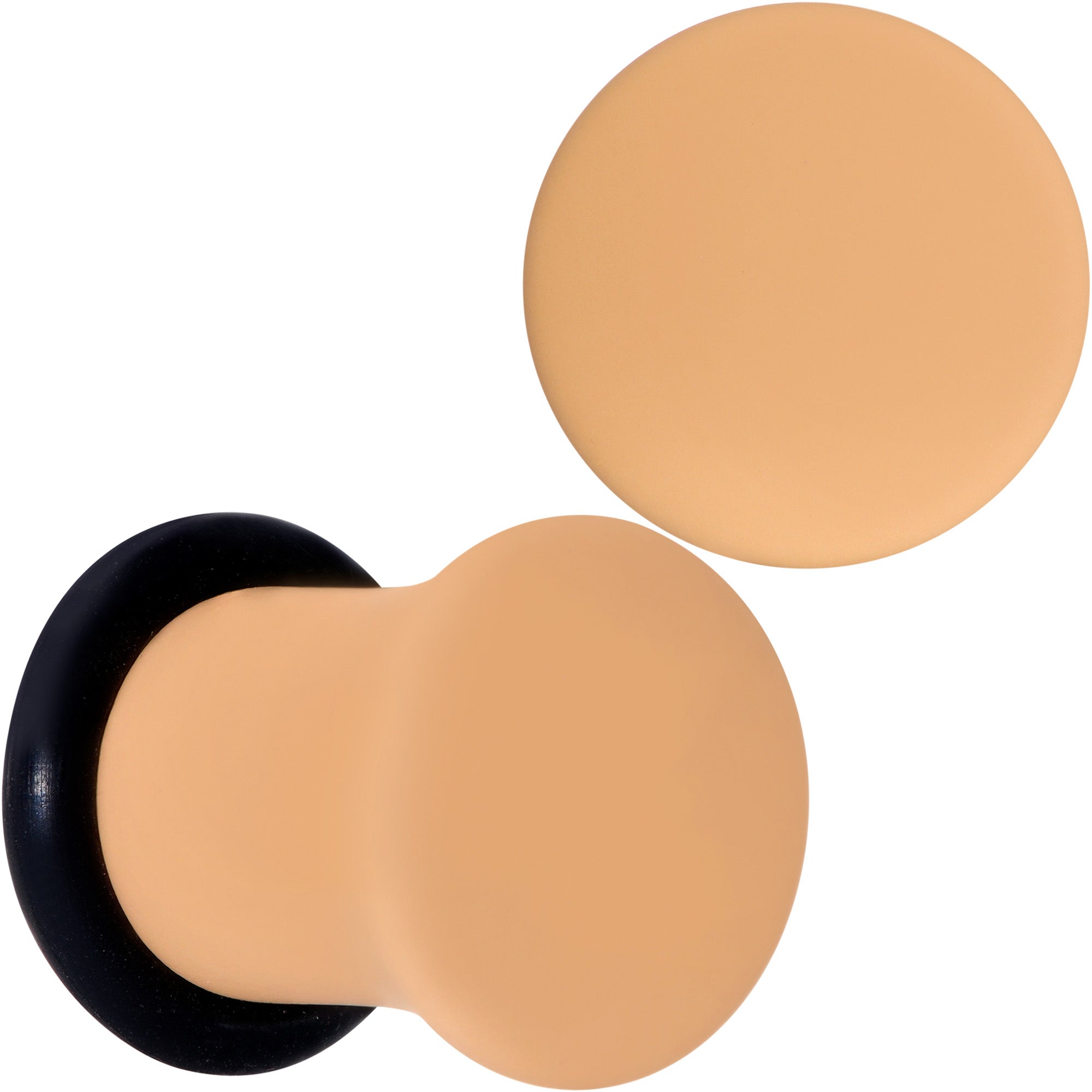 BodyCandy Terrific Tan Matte Acrylic Single Flare Plug Set — packaging