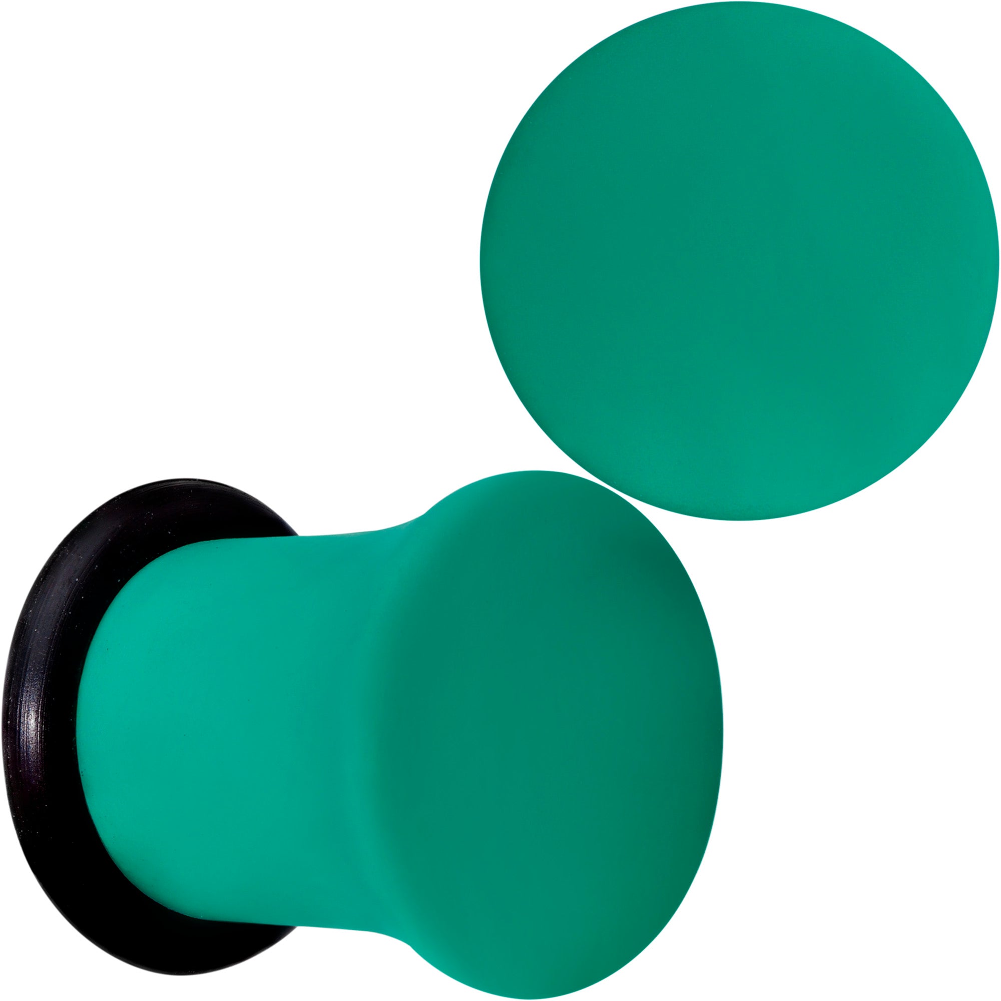 BodyCandy Glorious Green Matte Acrylic Single Flare Plug Set — packaging