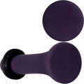BodyCandy Perfectly Purple Matte Acrylic Single Flare Plug Set — back view