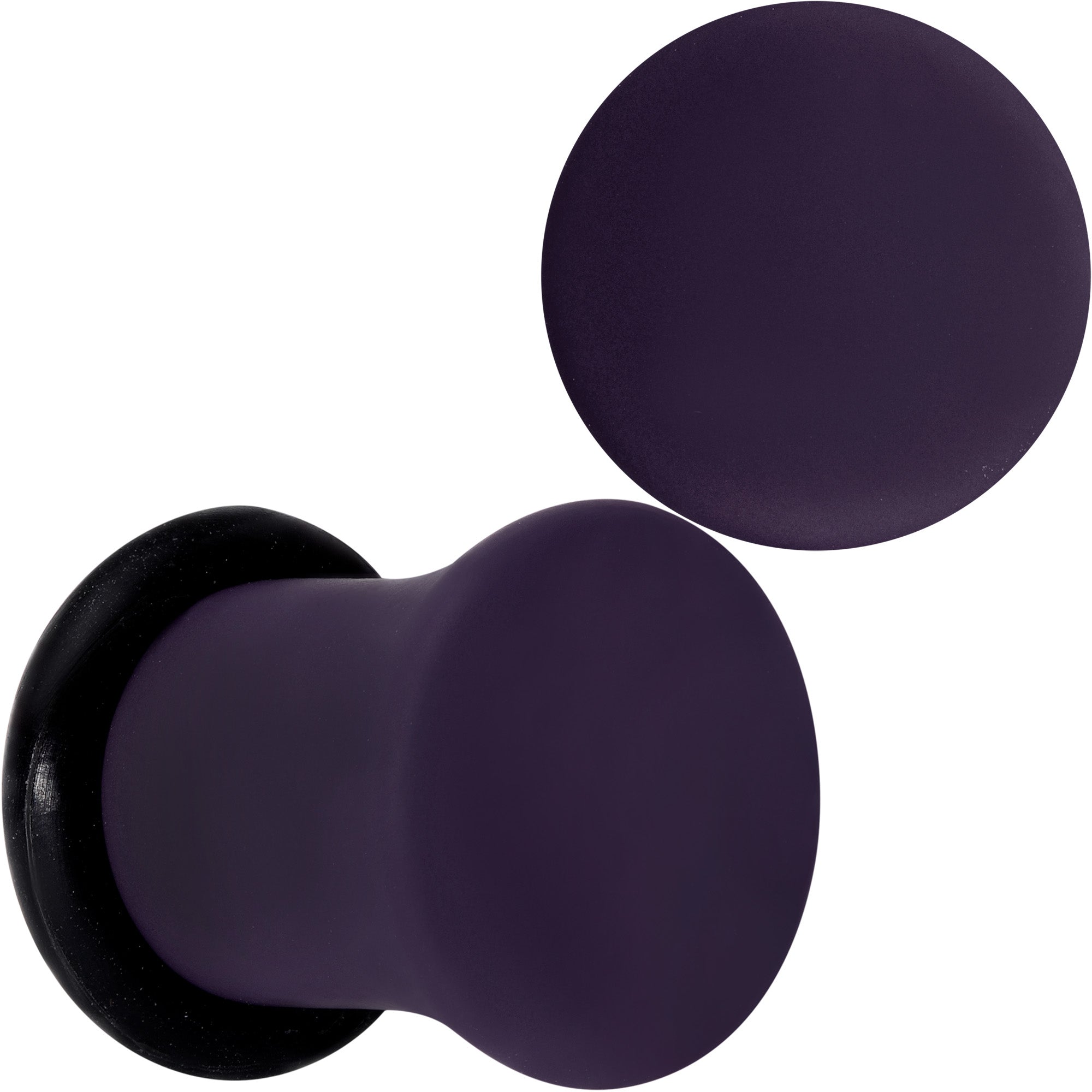 BodyCandy Perfectly Purple Matte Acrylic Single Flare Plug Set — packaging