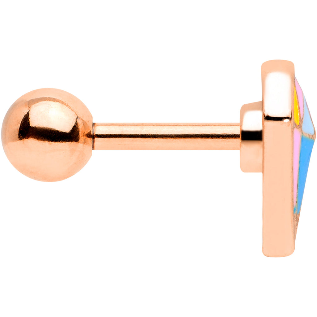 BodyCandy 16G 1/4 Rose Gold Tone Geologist Prize Cartilage Tragus — lifestyle context