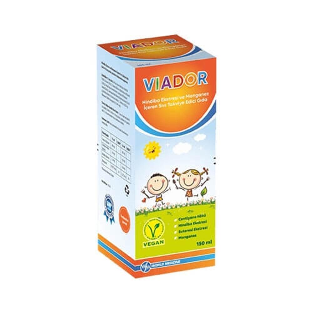 Viador Dietary Supplement with Herbal Extracts and Manganese - Natural Health Support in Liquid Form - 150ml