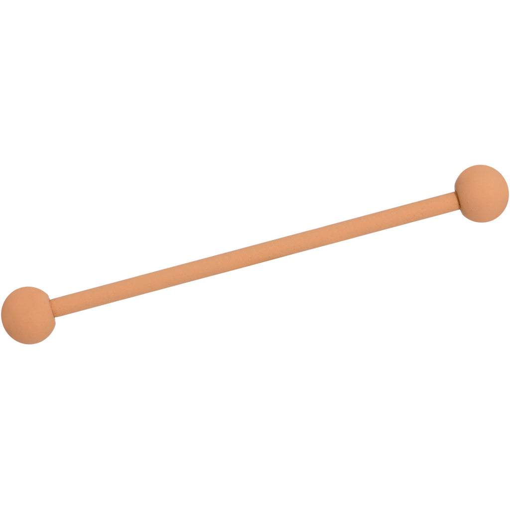 BodyCandy 14G Terrific Tan Matte Industrial Barbell 38mm — main product shot