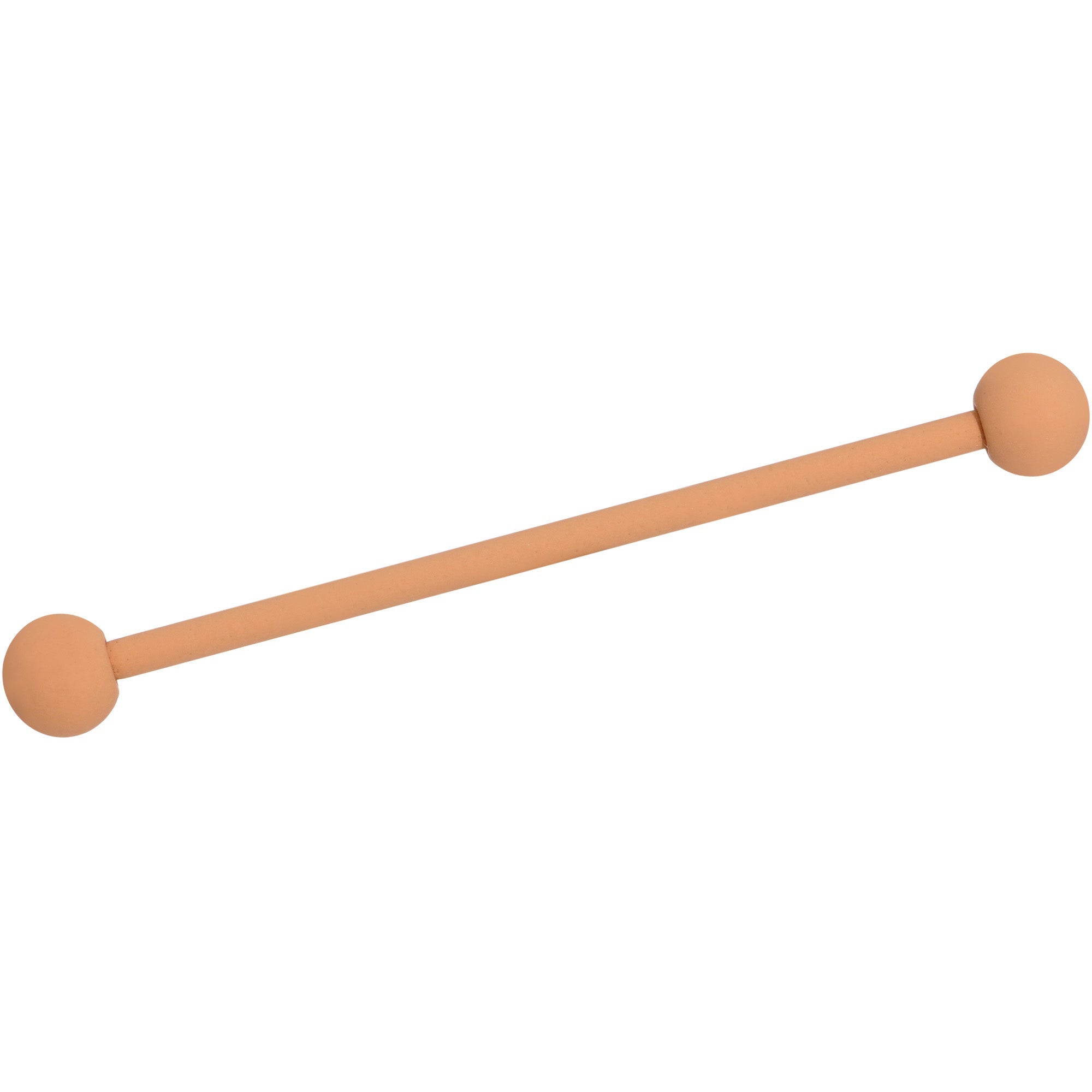BodyCandy 14G Terrific Tan Matte Industrial Barbell 38mm — main product shot