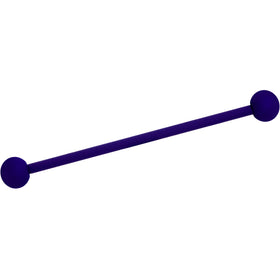 14G Natty Navy Blue Matte Industrial Barbell 38mm