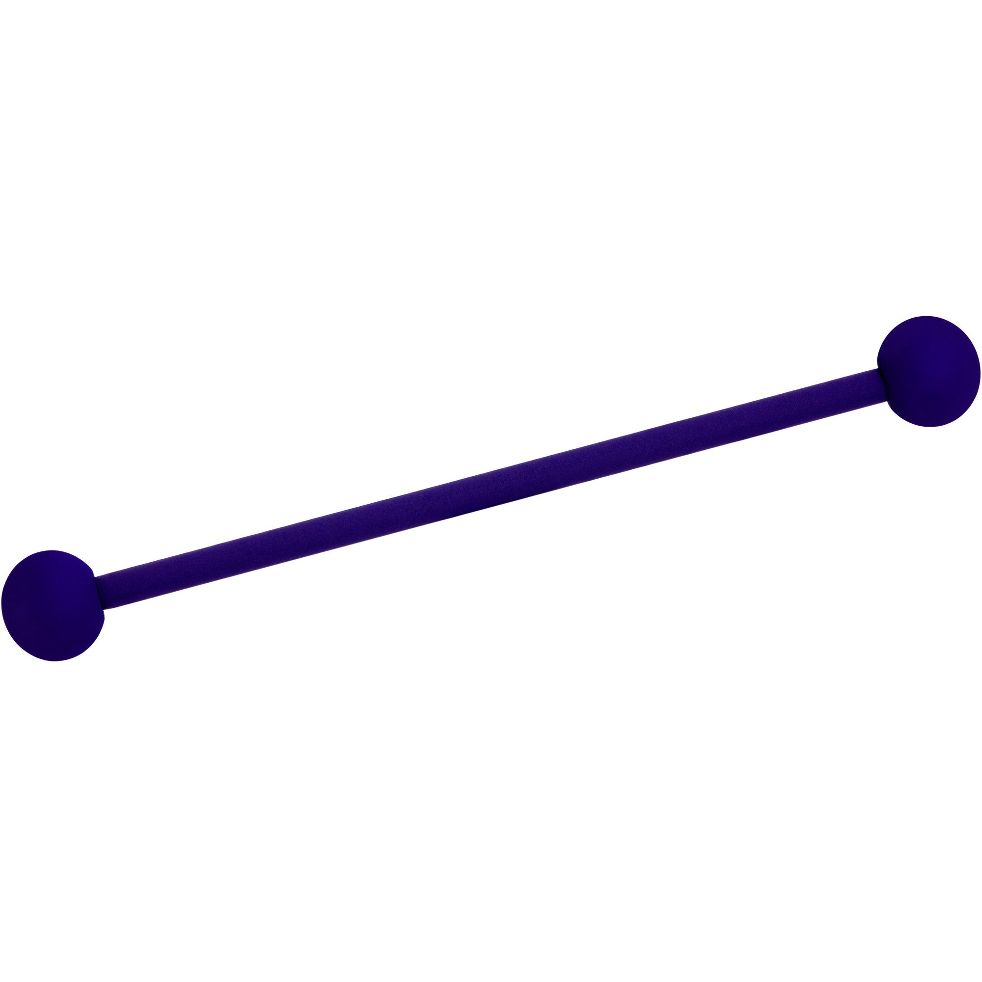 BodyCandy 14G Natty Navy Blue Matte Industrial Barbell 38mm — main product shot