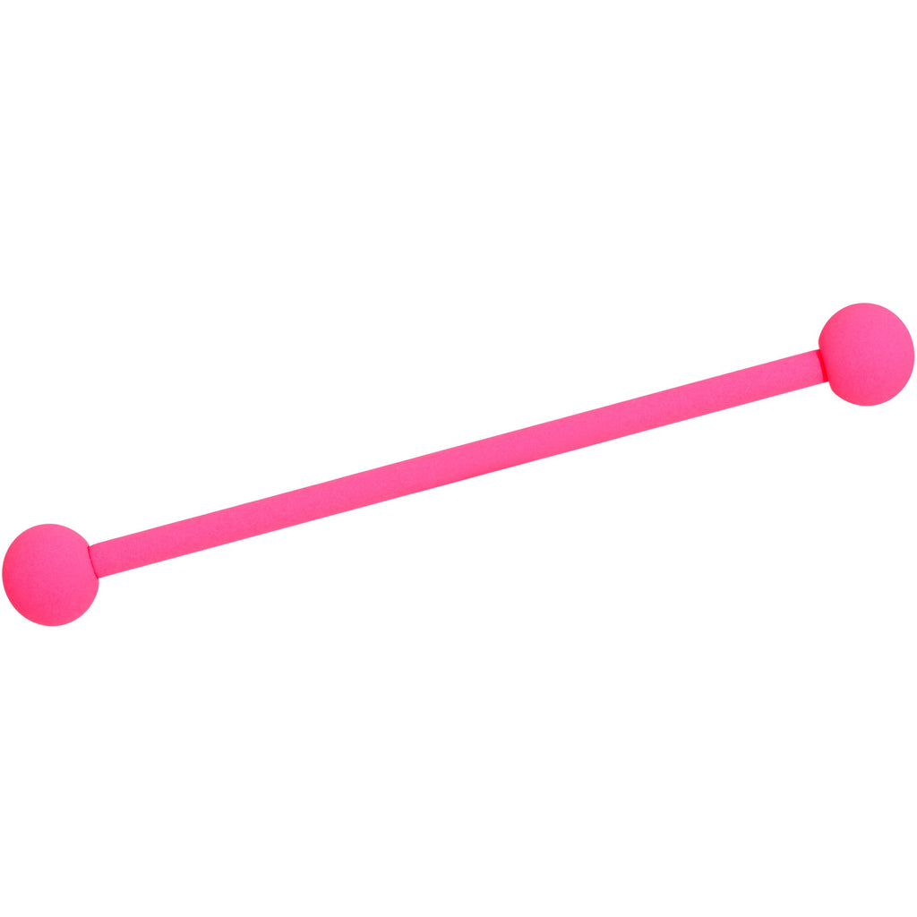 BodyCandy 14G Hot Hot Pink Matte Industrial Barbell 38mm — main product shot
