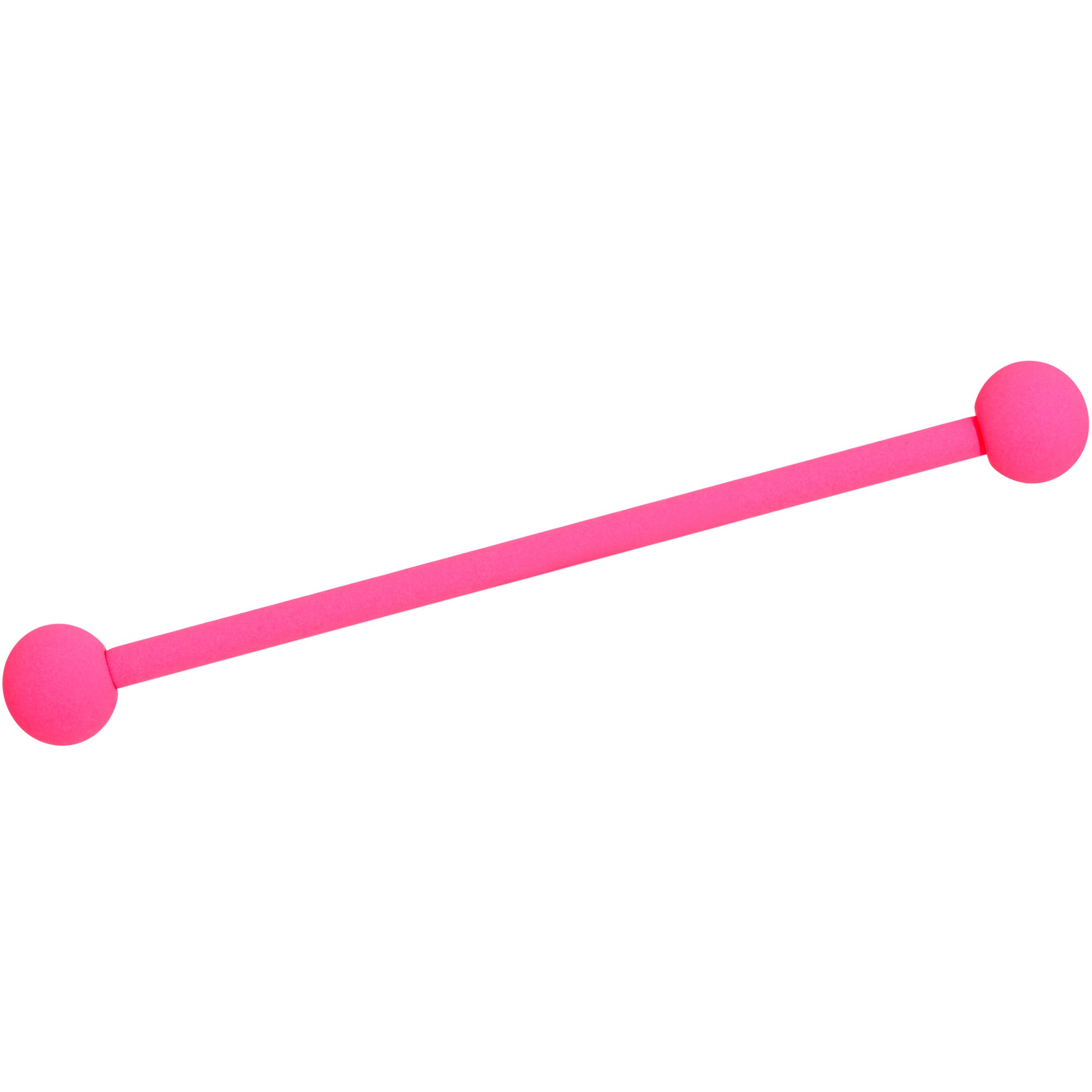BodyCandy 14G Hot Hot Pink Matte Industrial Barbell 38mm — main product shot