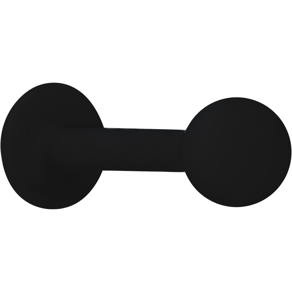 BodyCandy 16G 5/16 Black Acrylic Matte Labret Monroe Tragus — main product shot