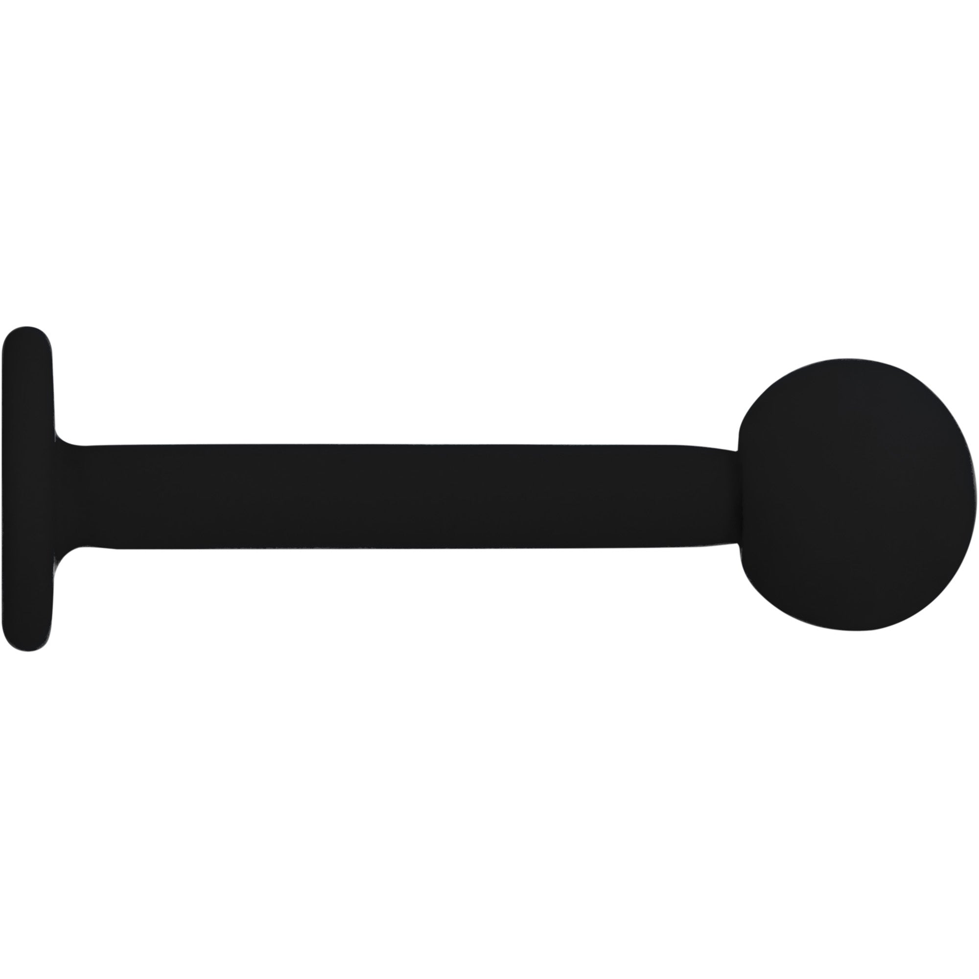 BodyCandy 16G 5/16 Black Acrylic Matte Labret Monroe Tragus — lifestyle context