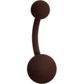 BodyCandy Beautifully Brown Matte Navel Ring — main product shot