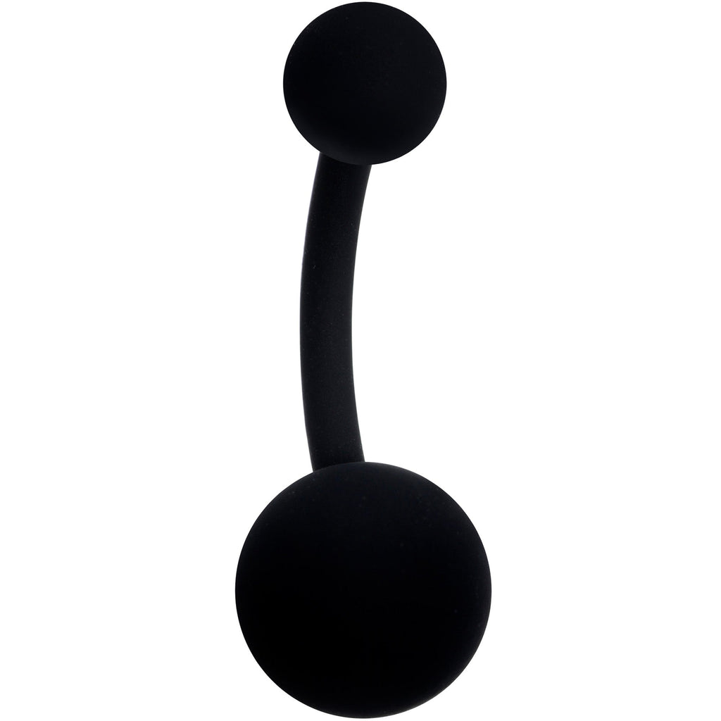 BodyCandy Blissful Black Matte Belly Ring — main product shot