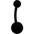 BodyCandy Blissful Black Matte Belly Ring — main product shot
