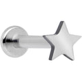 BodyCandy 16G 5/16 Star Grade 23 Titanium Internal Thread Labret Tragus — main product shot