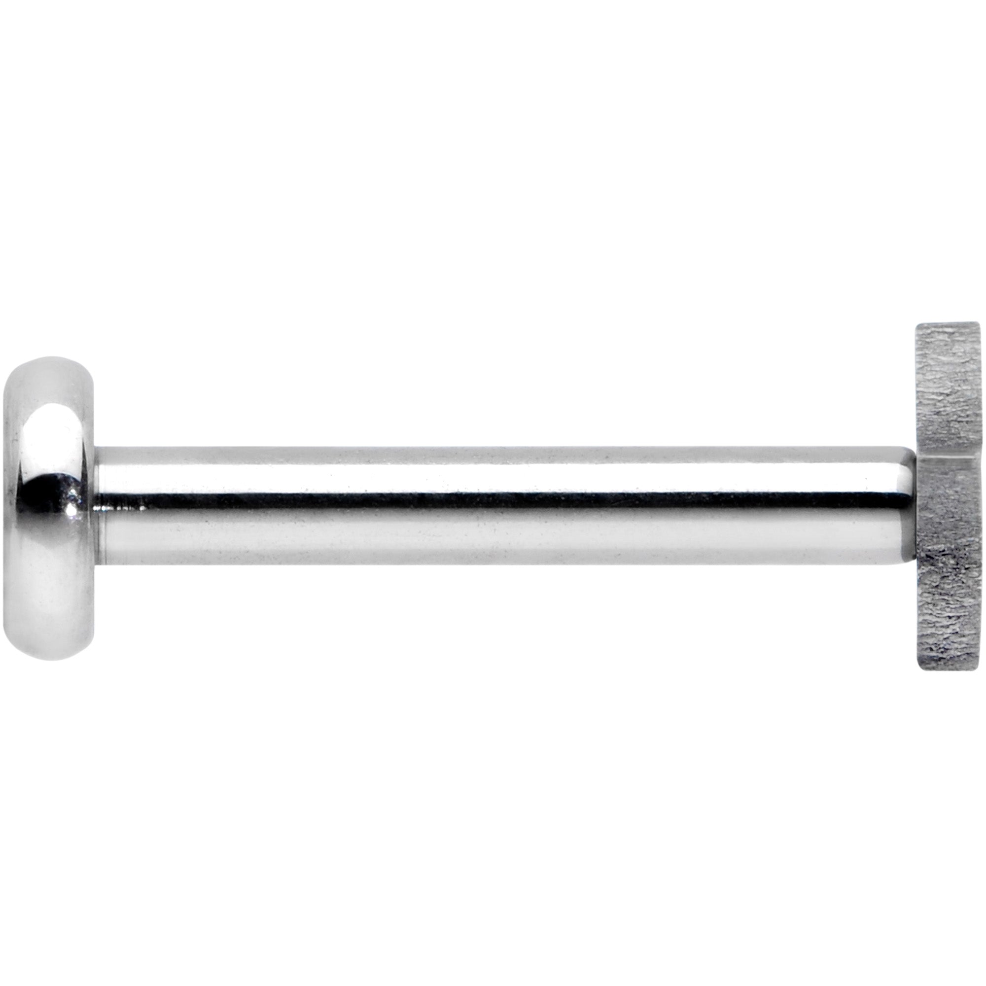 BodyCandy 16G 5/16 Star Grade 23 Titanium Internal Thread Labret Tragus — lifestyle context