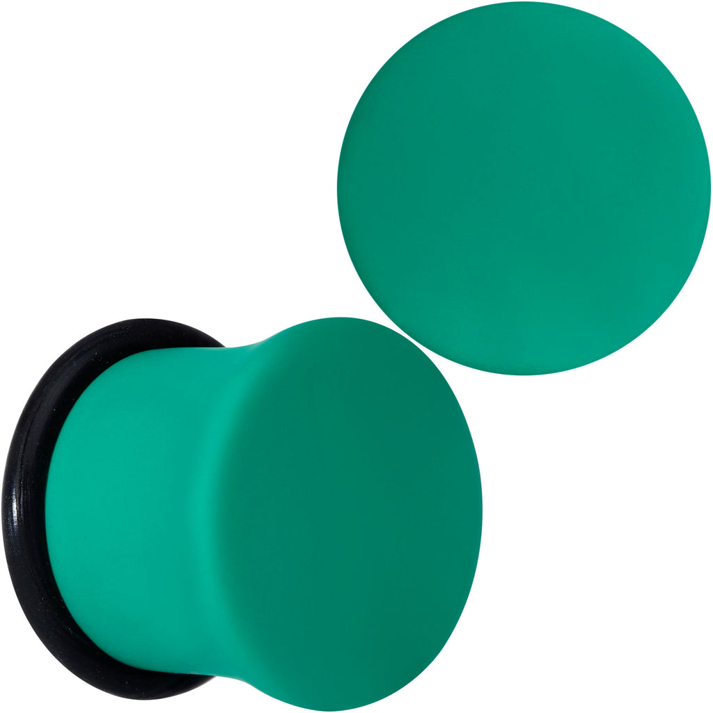 BodyCandy Glorious Green Matte Acrylic Single Flare Plug Set — feature highlight