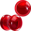 BodyCandy Acrylic Fake Blood Filled Halloween Saddle Plug Set 0G to 1 Inch — alternative angle