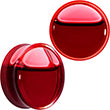 BodyCandy Acrylic Fake Blood Filled Halloween Saddle Plug Set 0G to 1 Inch — feature highlight