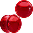 BodyCandy Acrylic Fake Blood Filled Halloween Saddle Plug Set 0G to 1 Inch — size reference